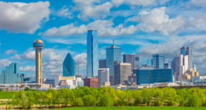 OCT 2 – 5 | AAOMC Vision By Design View of downtown Dallas skyline.