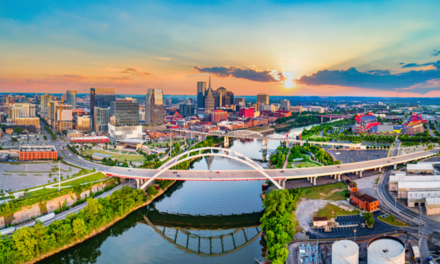 View of Nashville, TN skyline