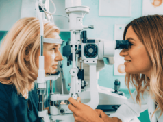 The 4 Most Overlooked Issues in Optometry Right Now optometrist examining a patient in a clinic