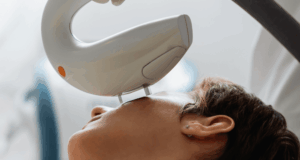 OD Due Diligence: Considerations When Launching Ocular Aesthetics Woman receiving IPL therapy